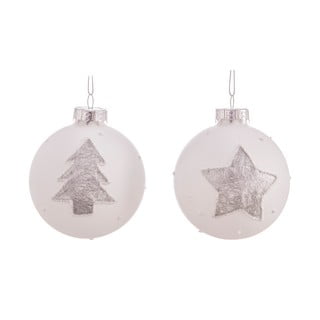 Ornamente de Crăciun din sticlă în set de 2 bucăți Casa Selección