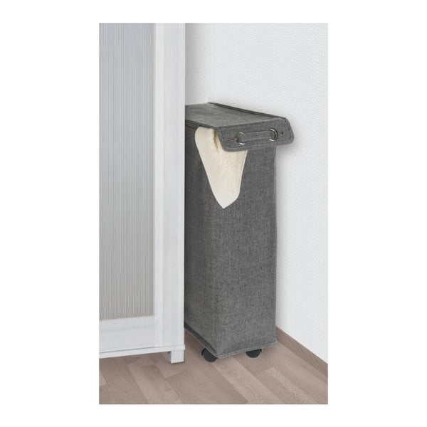 Coş de rufe Wenko Corno, 44,4 l, gri închis-image-1