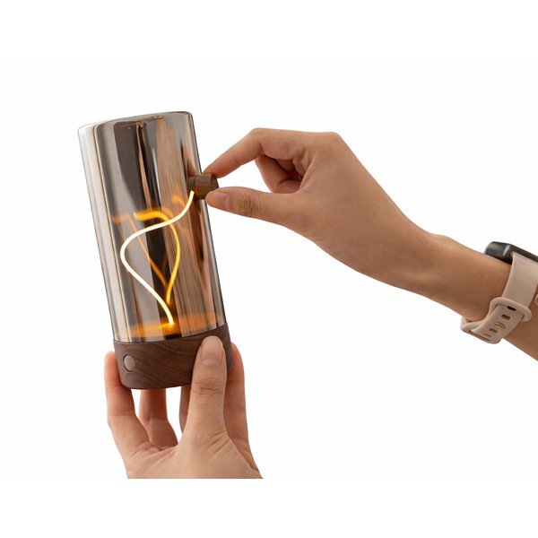 Decorațiune luminoasă portabilă cu USB ø 7 cm Solis – Gingko-image-3