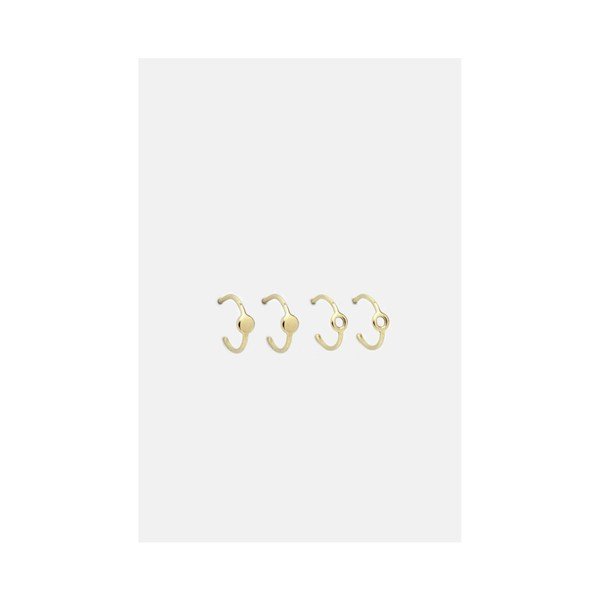 Cercei din aur Bepart Tiny Hoop-image-3