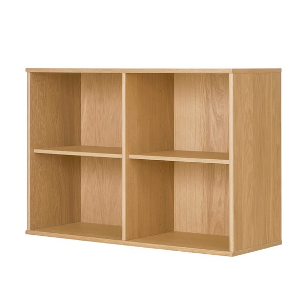 Bibliotecă în culoare naturală cu aspect de lemn de stejar suspendată 89x61 cm Mistral – Hammel Furniture-image-2