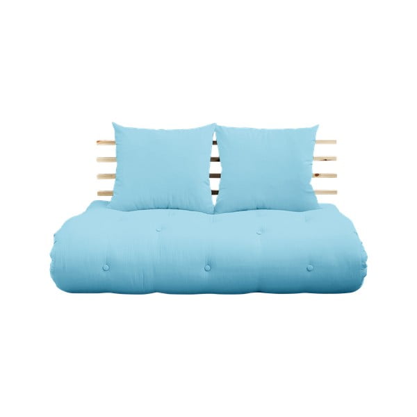 Canapea variabilă Karup Design Shin Sano Natur/Light Blue