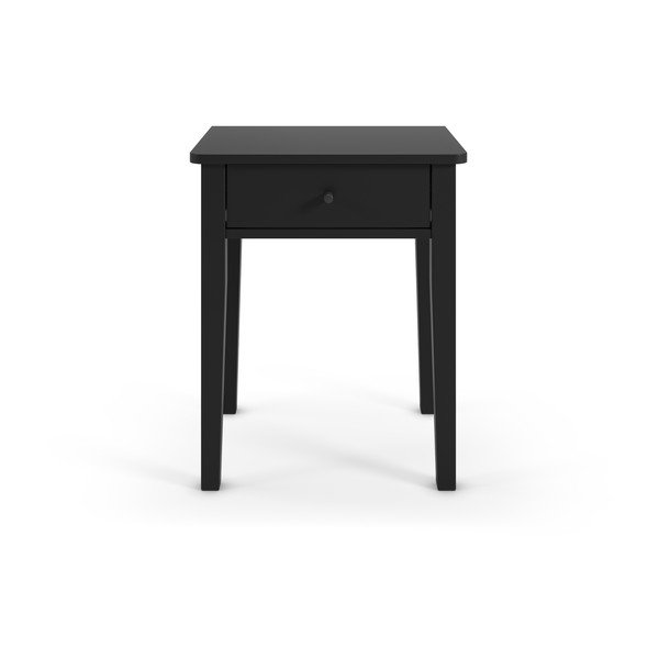 Noptieră neagră cu aspect mat Bart – Marckeric-image-4