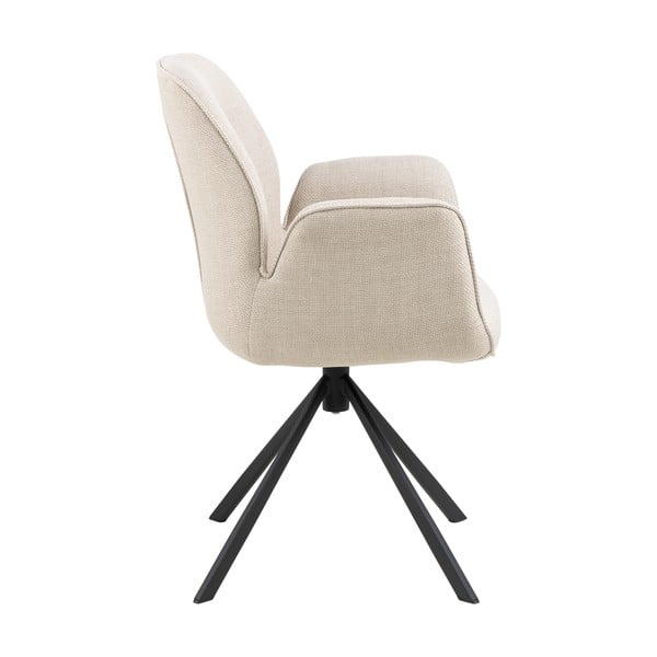 Scaun de sufragerie crem tapițat Aura – Actona-image-4