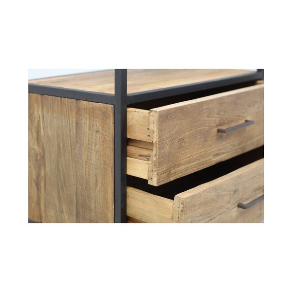 Etajeră din lemn masiv de tec 64x183 cm - HSM collection-image-4