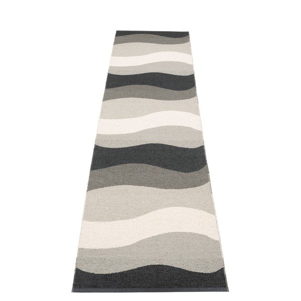 Covor tip traversă pentru interior și exterior gri 70x300 cm Urvi Metal – Pappelina