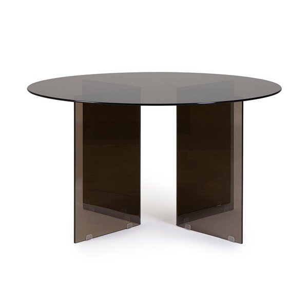 Masă de dining rotundă din sticlă ø 130 cm Iride – Bizzotto-image-1
