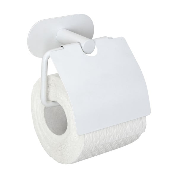 Suport pentru hârtie igienică alb autoadeziv din oțel inoxidabil Orea – Wenko-image-2