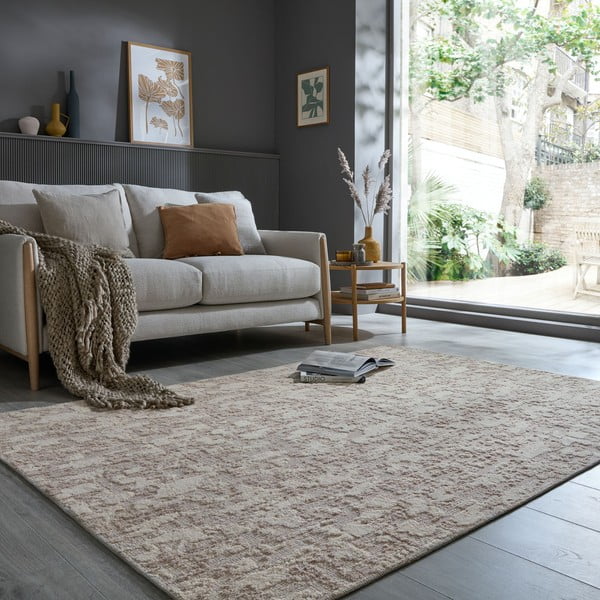 Covor grej lavabil 78x150 cm Connely – Flair Rugs-image-1