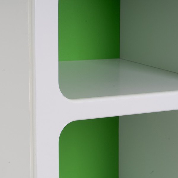 Bibliotecă albă/verde 40x100 cm – Casa Selección-image-4