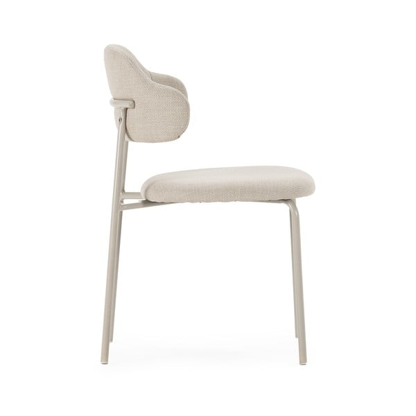 Scaune de dining crem 4 buc. Adriel – Marckeric-image-2