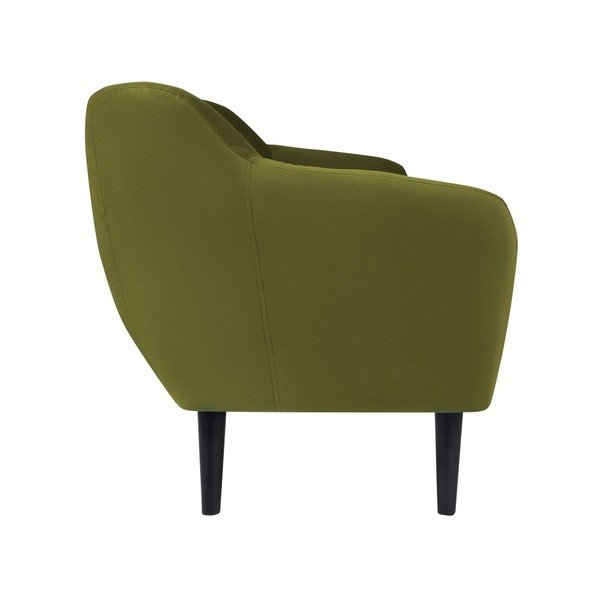 Canapea cu tapițerie din catifea Mazzini Sofas Toscane, 188 cm, verde-image-3
