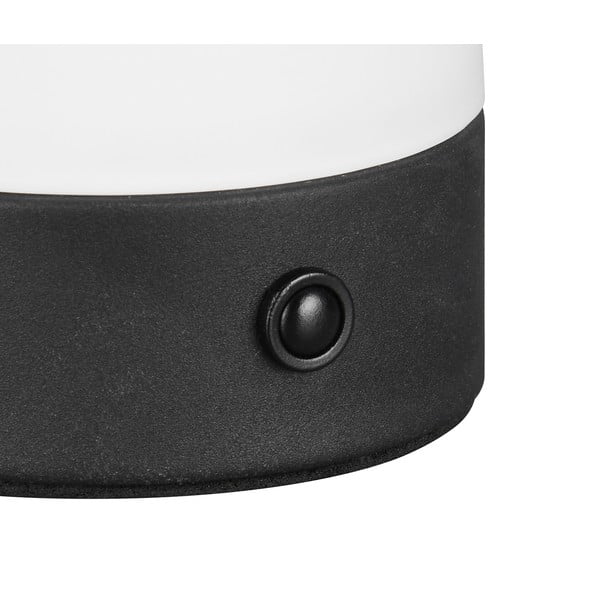 Veioză alb mat LED cu abajur din sticlă (înălțime 18 cm) Dooley – Trio-image-2