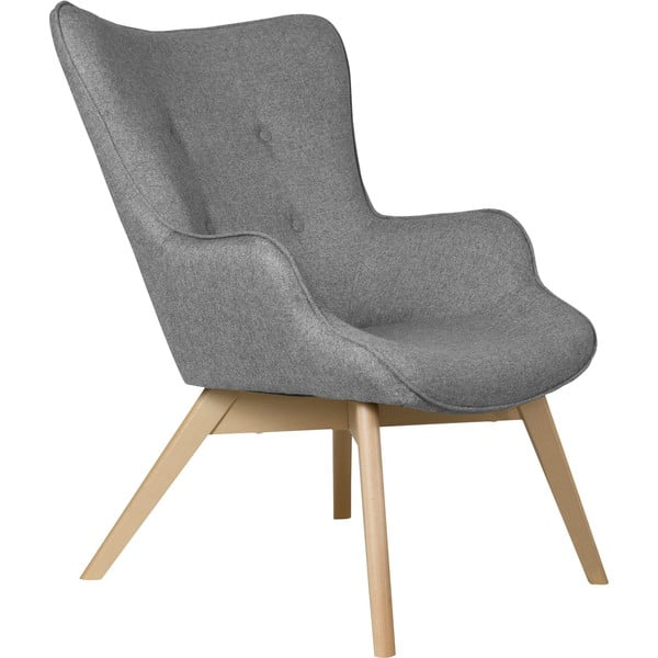 Fotoliu gri Niko – Ropez