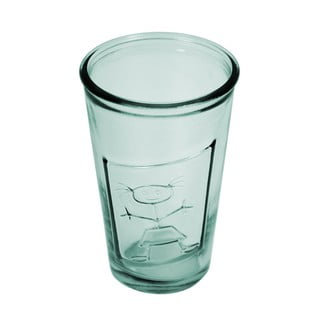 Pahar din sticlă reciclată Ego Dekor Afrodita, 300 ml, albastru