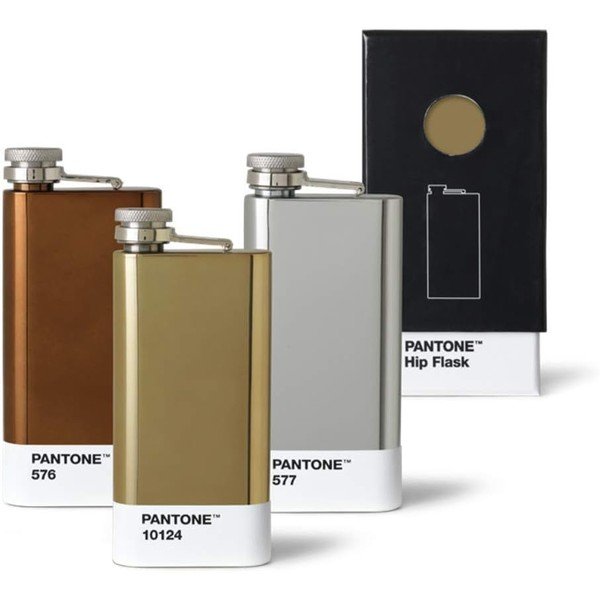 Sticlă de buzunar din oțel inoxidabil 150 ml Gold 10343 C – Pantone-image-1