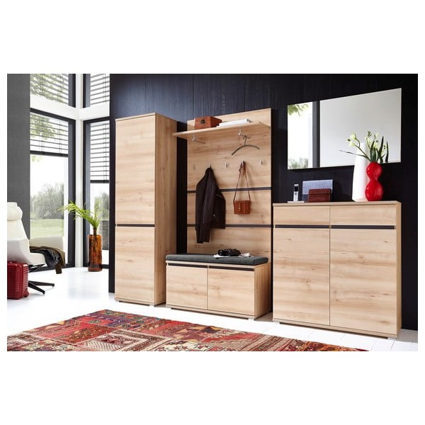 Panou de agățat diverse în culoare naturală cu aspect de lemn de fag Lissabon – Germania-image-4