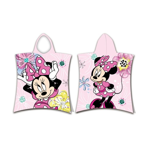 Halat pentru copii roz din frotir Minnie – Jerry Fabrics