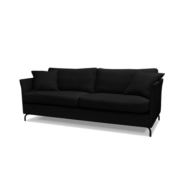 Canapea cu 3 locuri Windsor  & Co. Sofas Saturne, negru -image-3