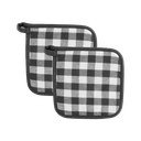 Mănuși de bucătărie 2 buc. din bumbac Gingham – Tiseco Home Studio