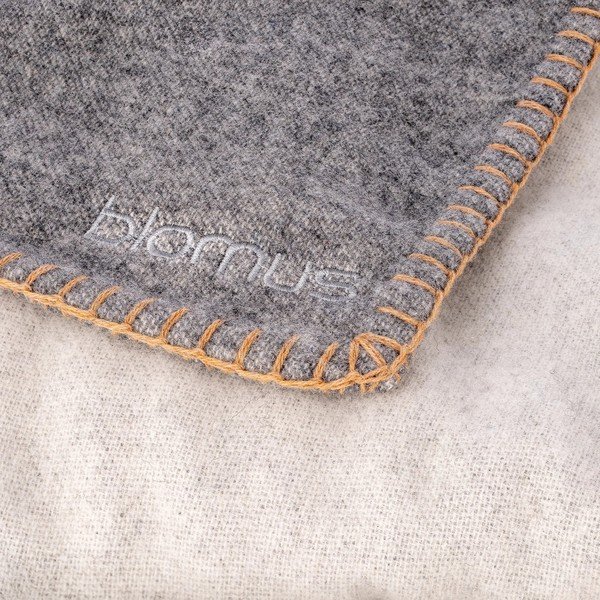 Pătură gri din amestesc de lână 145x200 cm Ahwi – Blomus-image-2