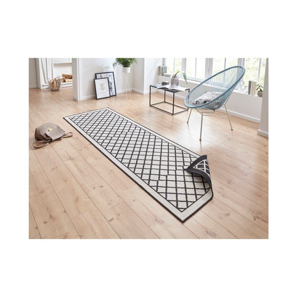 Covor adecvat pentru exterior NORTHRUGS Twin Supreme, 80 x 250 cm, negru-crem-image-4