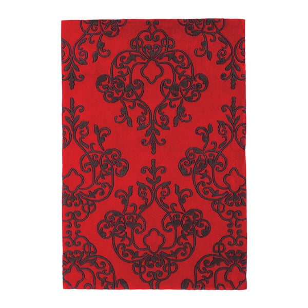 Covor Asiatic Carpets Harlequin Oldschool, 180 x 120 cm, roșu 