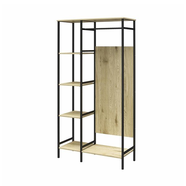 Dulap cu aspect de stejar 95x180 cm Modine - Støraa-image-3