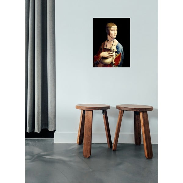 Tablou - reproducere 30x40 cm Lady with an Ermine, Leonardo Da Vinci – Fedkolor-image-1