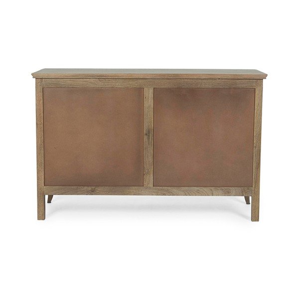 Comodă în culoare naturală închisă din lemn de mango 125x80x42 cm Domitille – Bizzotto-image-4