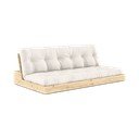 Canapea crem extensibilă 196 cm Base – Karup Design