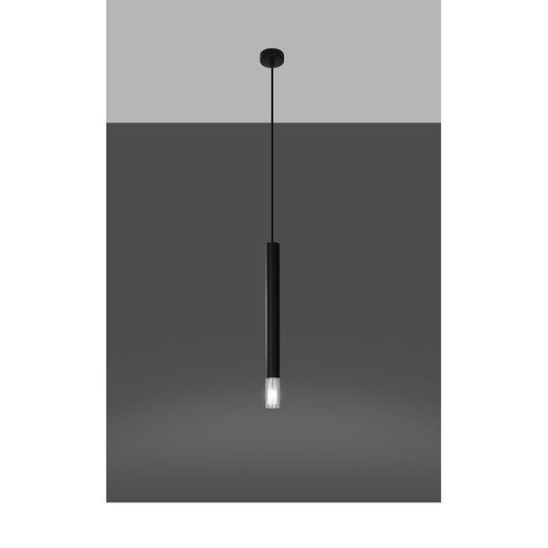 Lustră neagră din metal ø 8 cm Vittoria – Sollux-image-4