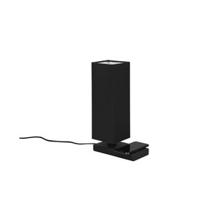 Veioză negru-mat cu încărcător wireless (înălțime 35 cm) Haley – Trio