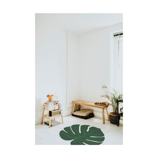 Covor în formă de frunză Little Nice Things, 80 x 100 cm, verde-image-1