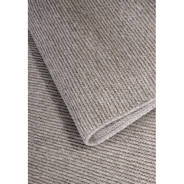 Covor tip traversă maro deschis țesut manual din lână 80x200 cm Francois – Villeroy&Boch-image-3