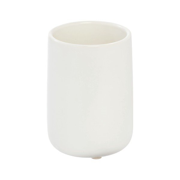 Recipient din ceramică pentru periuța de dinți iDesign Vanity, alb-image-3