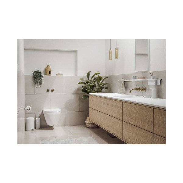 Dozator / dispenser de săpun White Zone Rim, 200 ml, alb-image-1