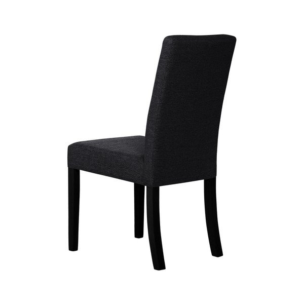 Scaun din lemn de fag Ted Lapidus Maison Tonka cu picioare negre, negru-image-2