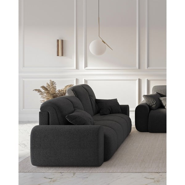 Canapea Devichy Tous, gri antracit-image-3