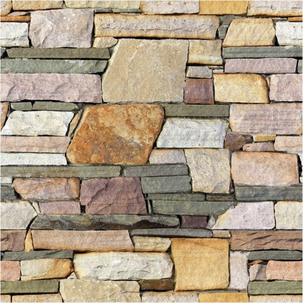 Autocolant pentru perete Ambiance Wall Materials Stones from The Esterel, 40 x 40 cm-image-1