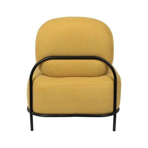 Fotoliu White Label Polly, galben-image-4