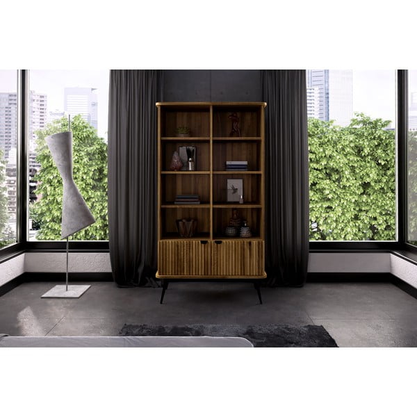 Bibliotecă din lemn de stejar 97x176 cm Kula – The Beds-image-4