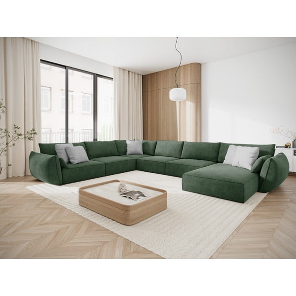 Colțar verde închis (pe partea stângă) Vanda – Mazzini Sofas-image-1