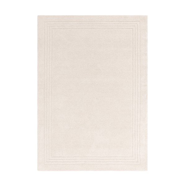 Covor fildeș țesut manual din lână 120x170 cm Orlo Ivory – Asiatic Carpets