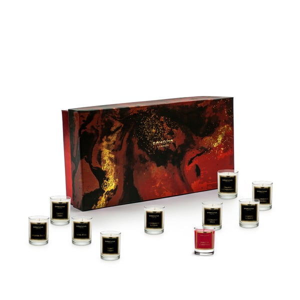 Set 10 lumânări parfumate în cutie de cadou Bahoma London