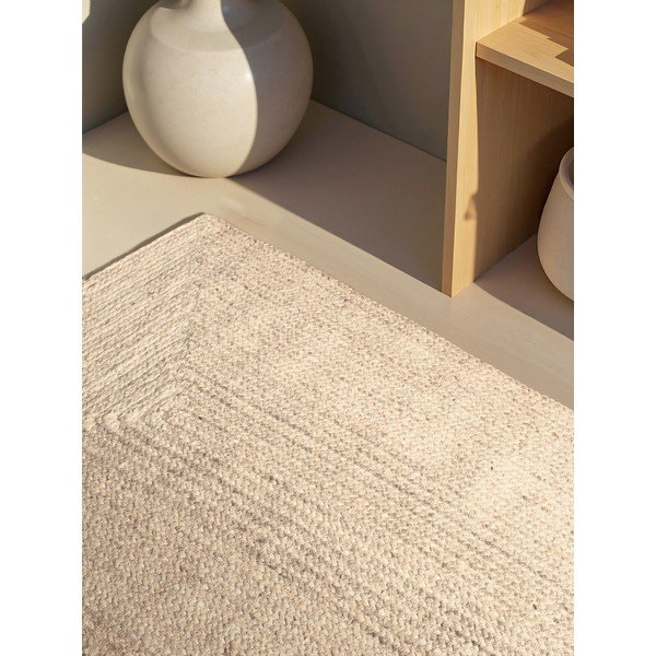Covor crem reversibil/țesut manual din iută 200x300 cm Juno – Hanse Home-image-2