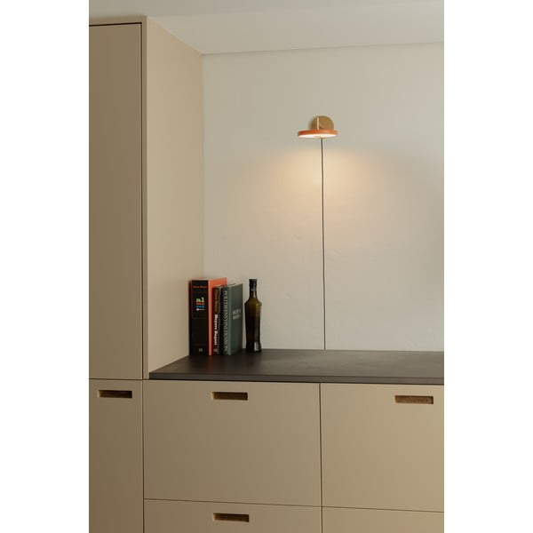 Aplică de perete portocalie LED cu intensitate reglabilă ø 15 cm Asteria Wall Short – UMAGE-image-1