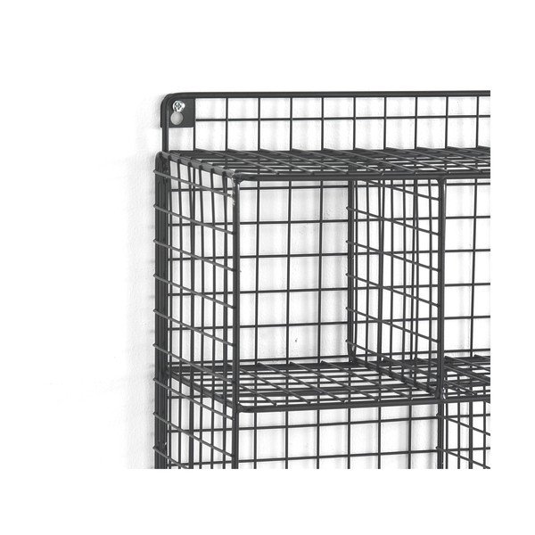 Organizator de perete Tomasucci Grid, negru-image-1