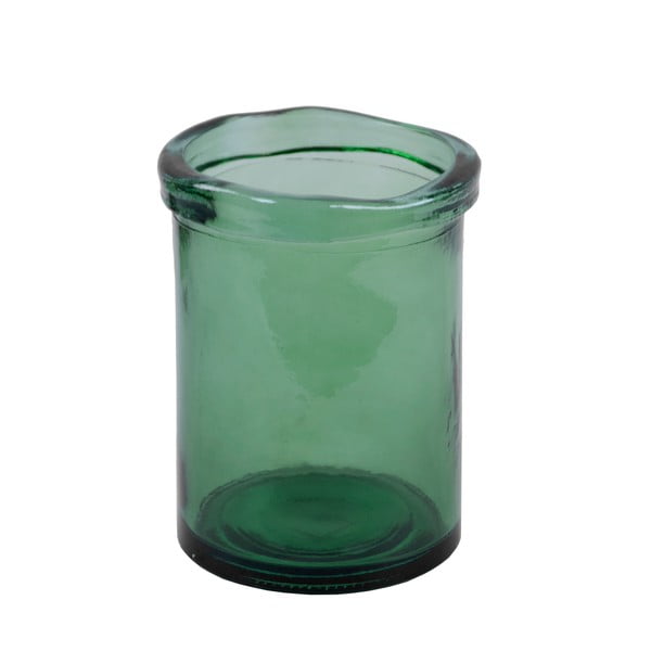 Vază din sticlă reciclată Ego Dekor Simplicity, înălțime 20 cm , verde