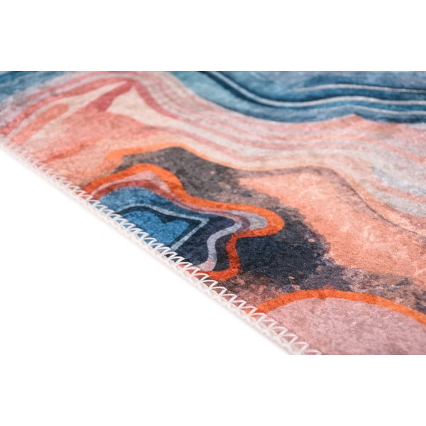 Covor albastru-roz lavabil 60x100 cm Colors of Joy – Vitaus-image-2